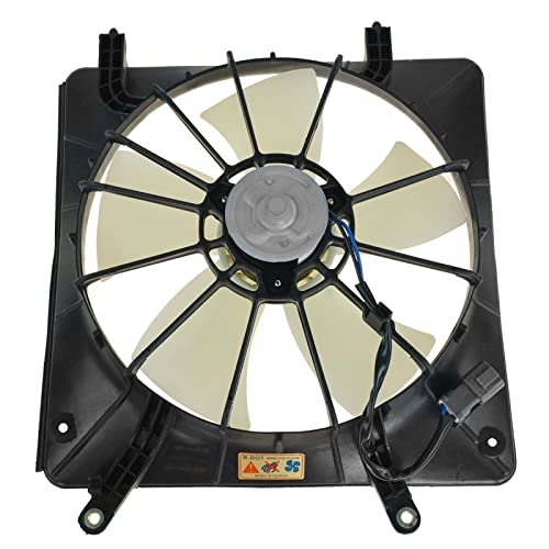 TRQ Right Radiator Cooling Fan Assembly Passenger Side - style: RFA83257