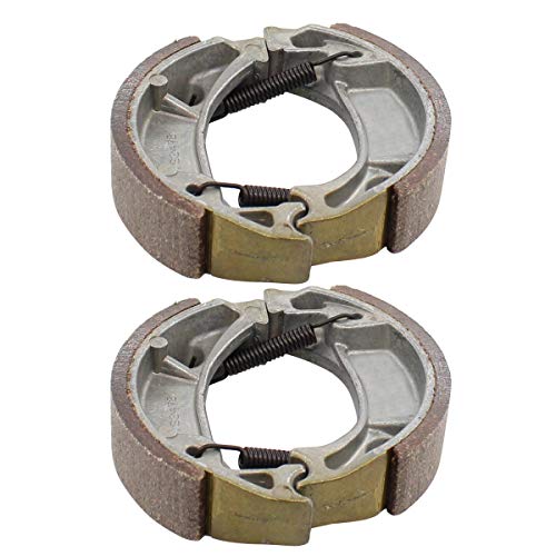 NewYall Front and Rear Brake Shoes Kit for Honda