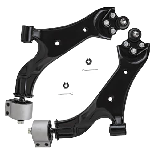 Detroit Axle - 2pc Front Lower Control Arms for Chevrolet Equinox Terrain - size: 524-157_524-158/ PAIR