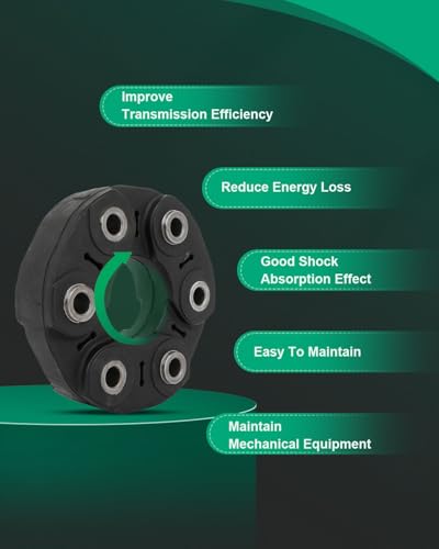 SCITOO Driveshaft Drive Shaft Coupler Flex Joint Shaft Coupling - size: 935-402 (with bolts and nuts)