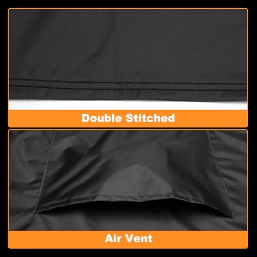 ATV Cover for Can-Am Outlander 400 Waterproof 4 Wheelers Quad Cover Outdoor Sun Rain Storage Protection 210D-PU Black, Orange 86.22x46.06x44.09in - size: for Can-Am Outlander 400