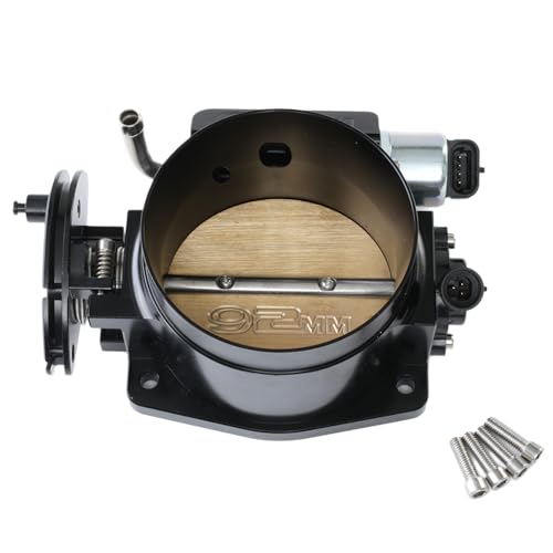 92mm Throttle Body Assembly with TPS IAC - color: black, size: 92mm with TPS IAC