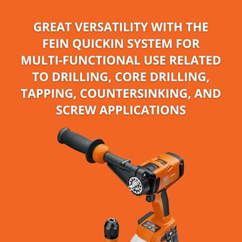 Fein 18V AS 4-speed Cordless Drill/Driver - Bare Tool - Brushless Motor, QuickIN Interface, 1/16" to 3-1/8" - ASCM 18-4 QM AS Select, 71161561090 - style: ASCM 18-4 QM