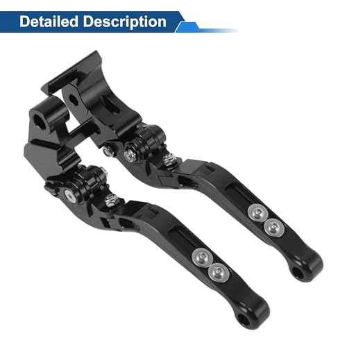 Short/Long Brake Clutch Levers for Kawasaki Ninja ZX6R 00-04 Black - color: Solid Black