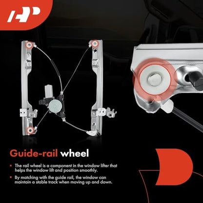 A-Premium Front Passenger Side Power Window Regulator with Motor (6-Pin) - style: Front Passenger Side (RH)