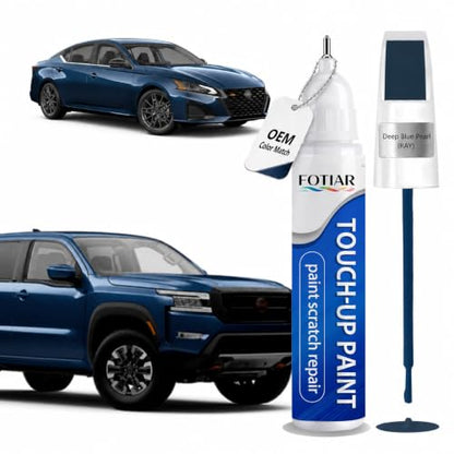 Touch Up Paint for Nissan Deep Blue Pearl RAY Paint Code Scratch Repair - color: Deep Blue Pearl (RAY)