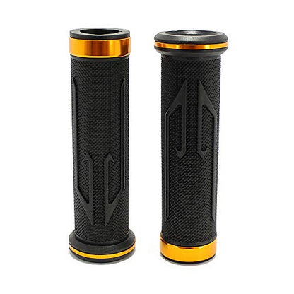 Black Motorcycle 7/8" Hand Grips Handle BAR Gel for Yamaha YZF 600 R1 R1M R6 R6S(Red) - color: Gold