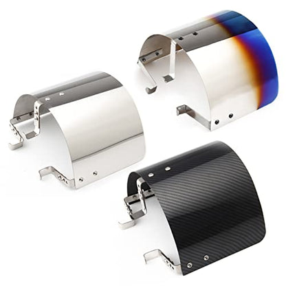 Protective Air Intake Heat Shield Wrap Heat-Insulation Air Filter Cover - size: Silver