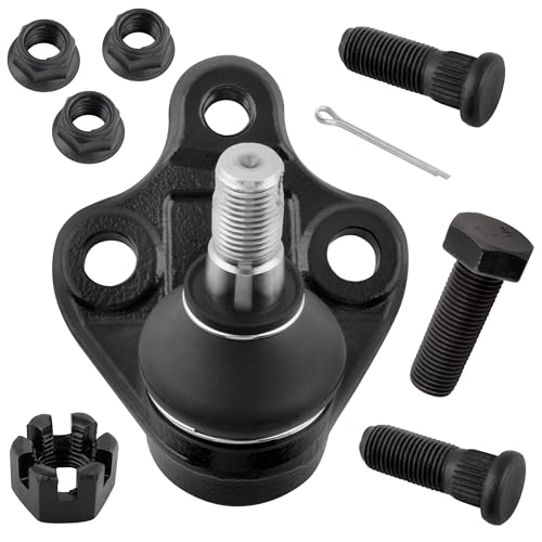 K9756 ES2382 EV303 Front Inner & Outer Tie Rod Ends Lower Ball Joints for Chevrolet Prizm 1998-2002 Geo Prizm 1996-1997 Toyota Corolla 1996-2002, Pack of 6