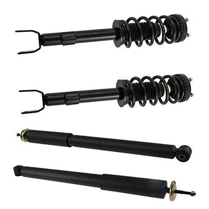 TRQ Front and Rear Complete Strut Assembly & Shock Absorber Kit Complete - style: SKA50793