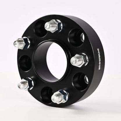 4pc Forged 5x4.75 Hubcentric Wheel Spacers 1.5 Inch Thick with 12x1.5 Studs - size: 1.5 Inch-4 PCS