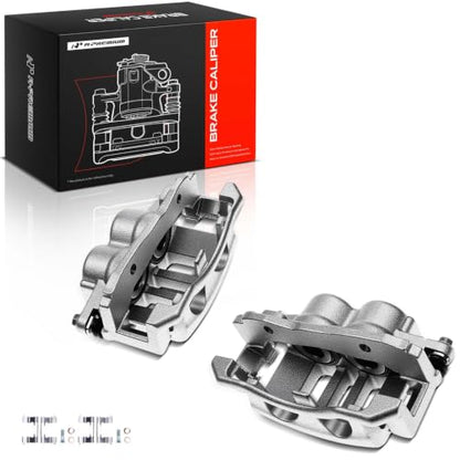 A-Premium Front Left and Right Side Disc Brake Caliper with Bracket - style: Front Driver and Passenger Side