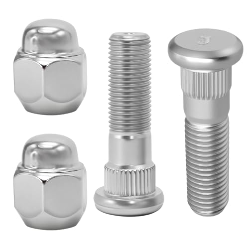 M12x1.5 Chrome Wheel Lug Stud Nut Set, Wheel Bolts & Wheels Lug Nuts