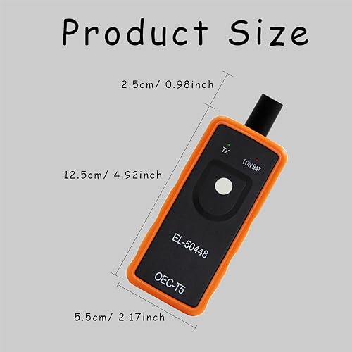 HAOBO TPMS Relearn Tool for GM, TPMS Programming Tool, Auto Tire Pressure Monitor System Programming, Tire Pressure Sensor Reset Activation Tool OEC-T5 Compatible with Most GM Series Vehicles