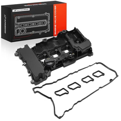 A-Premium Engine Valve Cover with Valve Cover Gasket Compatible with Mercedes-Benz C180 2011-2012, C200/E250 2011-2014, C250 2012-2015, E200 2012-2013, SLK200/SLK250 2012-2015, L4 1.8L