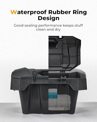 KEMIMOTO UTV 82QT Rear Cargo Storage Box Water Resistant Replace #2889611 - size: 82QT