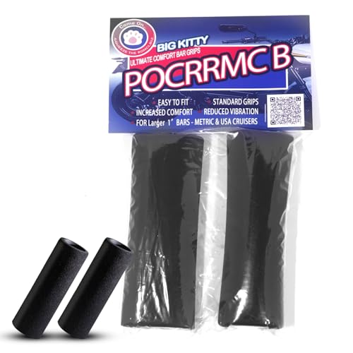 Motorcycle Handlebar Grips Foam Comfort Grips Universal Sponge Covers Anti-Slip Handlebar Grip (1.06 inch)