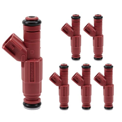 0280156161 Fuel Injector Set of 6 Compatible with 2000-2003 Ram 1500 3.7L - color: RP-FI02201