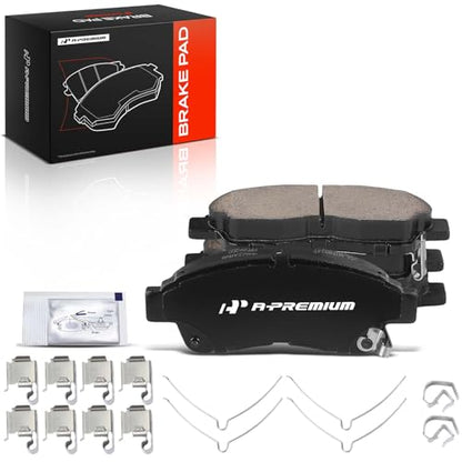 A-Premium Front Ceramic Brake Pads Compatible with Toyota & Geo