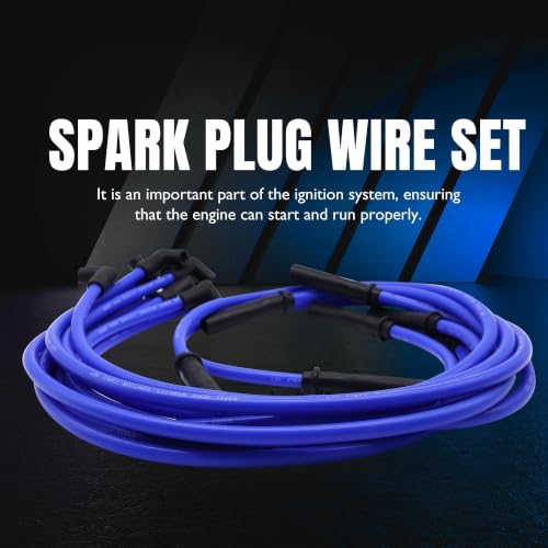 9 PCS Spark Plug Wires Set 10.5mm Electronic Ignition Cables - style: 10.5mm