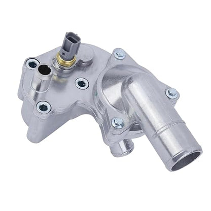 Upgraded Aluminum Thermostat Housing Assembly with Sensor, 1 Hole - size: Mustang 2005-2010, 1 Hole
