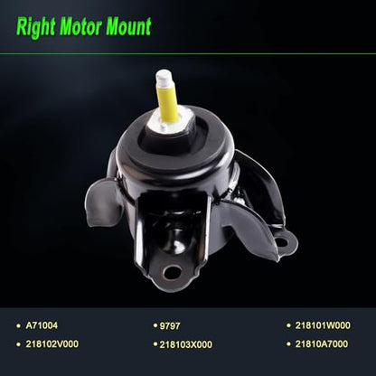 Engine Motor Mount fit Hyundai Accent/Kia Rio 12-17,Elantra 11-16 - size: 2012-2014 Attitude 1.4L/1.6