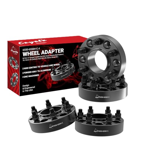 Wheel Accessories Parts 4 Pcs Hub Centric Wheel Spacers Adapters 6x5.5 6x139.7mm 1.50 Inch Thick 78.1mm Hub M14x1.5 14x1.5 Thread Stud Fits Chevy Silverado 1500 Suburban Tahoe ｜ GMC Sierra 1500 Yukon - size: 1.5" (4 Pack), style: Silverado Sierra 1500 (Hu