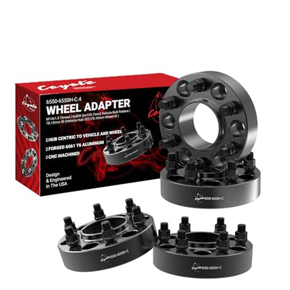 Wheel Accessories Parts 4 Pcs Hub Centric Wheel Spacers Adapters 6x5.5 6x139.7mm 1.50 Inch Thick 78.1mm Hub M14x1.5 14x1.5 Thread Stud Fits Chevy Silverado 1500 Suburban Tahoe ｜ GMC Sierra 1500 Yukon - size: 1.5" (4 Pack), style: Silverado Sierra 1500 (Hu