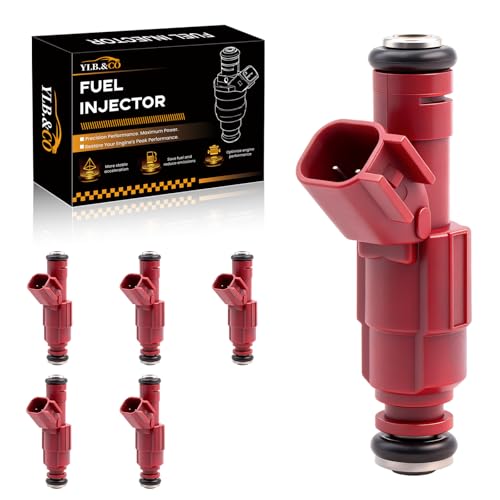 Fuel Injectors 0280156161 Compatible with Dodge Ram Ford Jeep Mercury - size: 0280156161 6P
