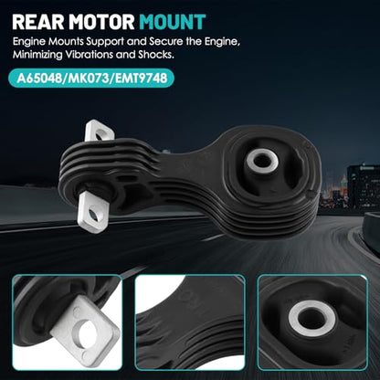 Engine Motor Mount Set Fit for Honda Civic 12-13 1.8L Coupe Sedan - size: for Honda-Civic 1.8L Coupe/Sedan 2012-2013