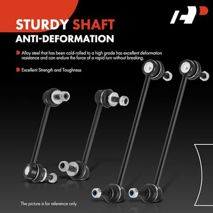 A-Premium Front & Rear Sway Bar Link Stabilizer Bar End Link Kit