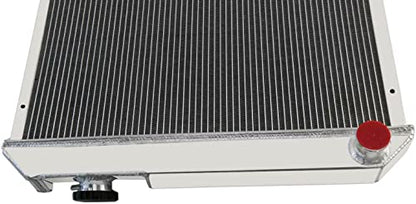 Direct Replacement for 1963-1966 1964 1965 Chevy C10 C20 C30 Pickup Truck V8 Aluminum Radiator (3-Row) (3-Row Radiator) - size: 3-Row