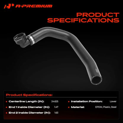 A-Premium Lower Engine Radiator Coolant Hose Compatible with Ford - style: Lower