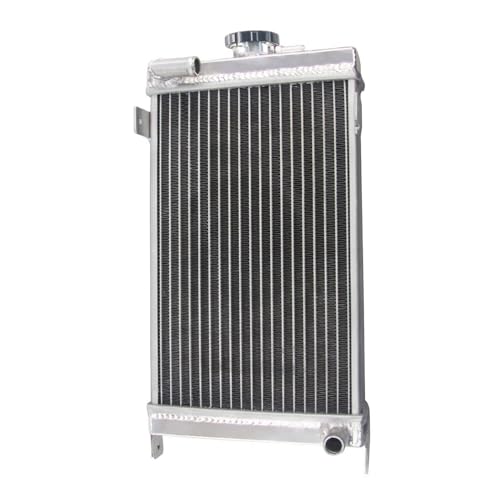 3 Row Aluminum Radiator for Go-Kart Karting Gearbox Shifter Karts Kart MT, Full Performance Aluminium Radiators, Automotive Replacement Radiator