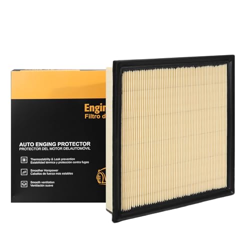 Engine Air Filter Replacement 17801-31130 Replacement for Toyota, Dodge, Jeep & Lexus Models - Camry, Highlander, Avalon, Sienna, Durango, Grand Cherokee, ES350, NX300, RX350, CA10755 - style: 17801-31130