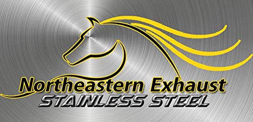 Northeastern Exhaust | Stainless Steel Resonator Pipe, Muffler Exhaust System Kit Compatible for Subaru Impreza 2002-2005 2.5L | Free Gaskets Included | Automotive Replacement Part