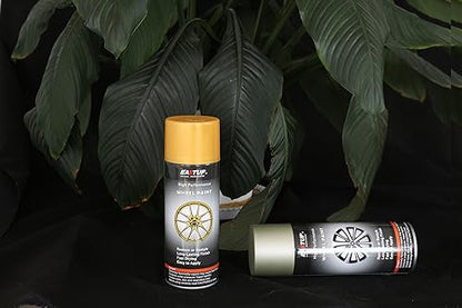 EASTUP Premium Metallic Acrylic Enamel Wheel Paint Light-Orange-Gold Color, Brilliant Finish, High Durability, Fade-resistant, Quick Drying Rim Coating - color: 15#2595-Light Orange Gold