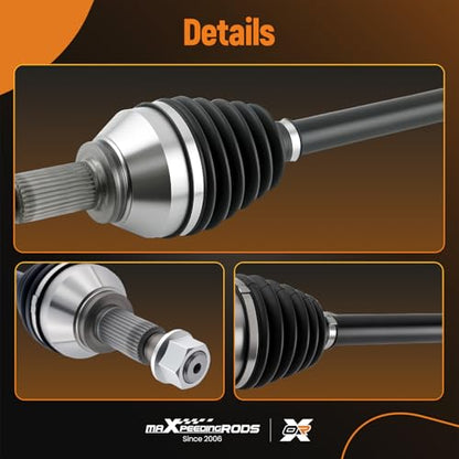 maXpeedingrods Front Left & Right CV Axle Assembly for Nissan Quest V6 3.5L - size: for 66-6411