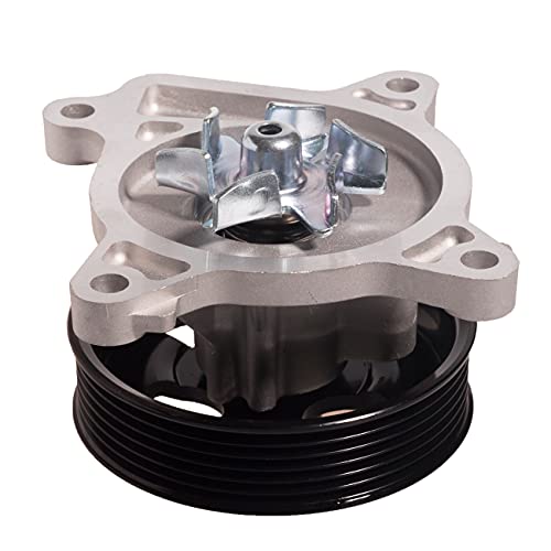 TUCAREST AW7174 Professional Water Pump Kit w/Gasket (For 2.5L L4) Compatible With 2014-2018 Ni-ssan Altima, 2016 Murano, 14-15 Pathfinder, 14 15 16 17 18 19 20 Rogue /2014-2017 In-finiti QX60 - size: TU-AW7174