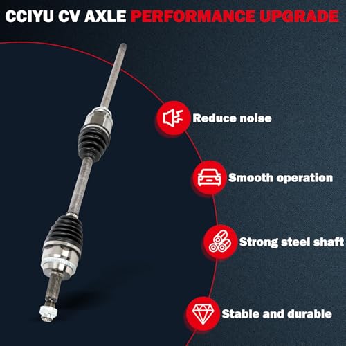 CCIYU CV Axle for Toyota Highlander 2008-2013 - Front Right -AWD- NCV69631 - size: 17-9945