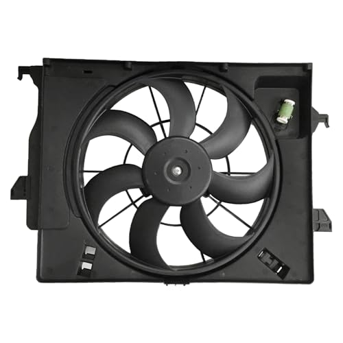 PartsFlow Radiator Cooling Fan Assembly For 2012 2013 2014 2015 Hyundai Accent/Veloster For 2012 2013 Kia Rio 620-442 - color: For Hyundai