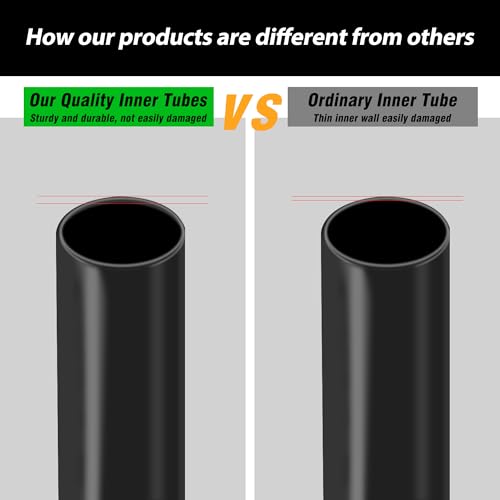 Motorcycle Heavy Duty Inner Tubes,Front 60/100-14 2.50-14 Rear 80/100-12 3.00-12 Inner Tube for CRF70 CRF110 KLX110 TTR90 PW80 RM60 RM65 TaoTao DB14 SSR Apollo Coolster Dirt Pit Bike