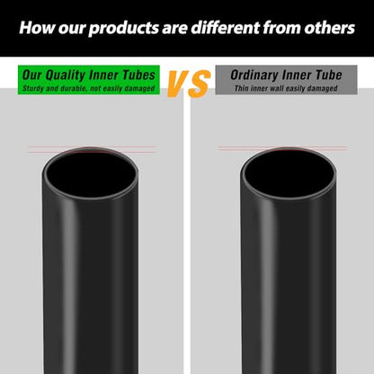 Motorcycle Heavy Duty Inner Tubes,Front 60/100-14 2.50-14 Rear 80/100-12 3.00-12 Inner Tube for CRF70 CRF110 KLX110 TTR90 PW80 RM60 RM65 TaoTao DB14 SSR Apollo Coolster Dirt Pit Bike
