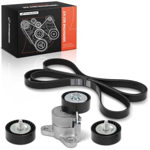 A-Premium Engine Serpentine Belt Drive Kit Compatible with Jeep, Dodge