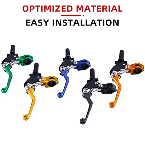 Universal Motorcycle Clutch Brake Handle - color: Orange