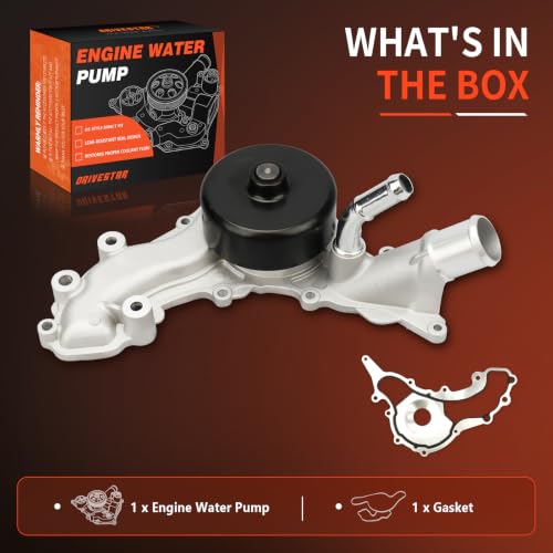 AW6169 Engine Water Pump Kit for Dodge Charger Challenger - size: AW6169