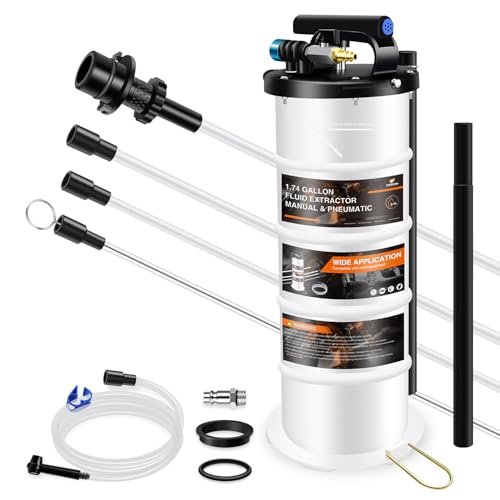 YSTOOL 6.5L Pneumatic & Manual Automotive Fluid Extractor Change Pump Set