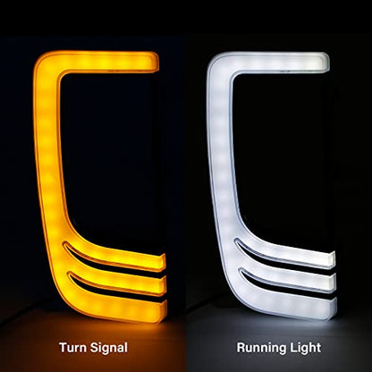 Green-L Carbon Fiber Lower Vented Leg Fairing and LED Turn Signals Light Kit Fit for Harley Touring Road King Street Glide Electra Glide Ultra 2014-2024 Models - color: Matte Black #2-Glove Box