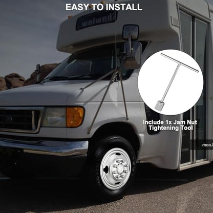 CIRONBOW 16" 8 Lug Wheel Simulators,Stainless Steel,with Bolt Kit Fit for Pick-up Trucks Vans RV Hub Caps Rim Skin Chrome Cover Parts ;E350/E450 1992-2016/2018-2021(2017 not Fit) - size: 16" 8 Lug for E350/E450 1992-2016/2018-2021