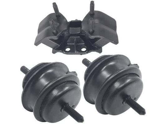 Engine Mount and Transmission Mount Kit - 3 Piece - Compatible with 1996-2000 LS400 4.0L V8